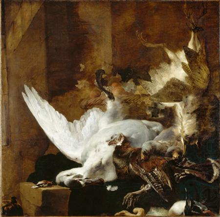 Jan Baptist Weenix Still Life with a Dead Swan oil painting picture